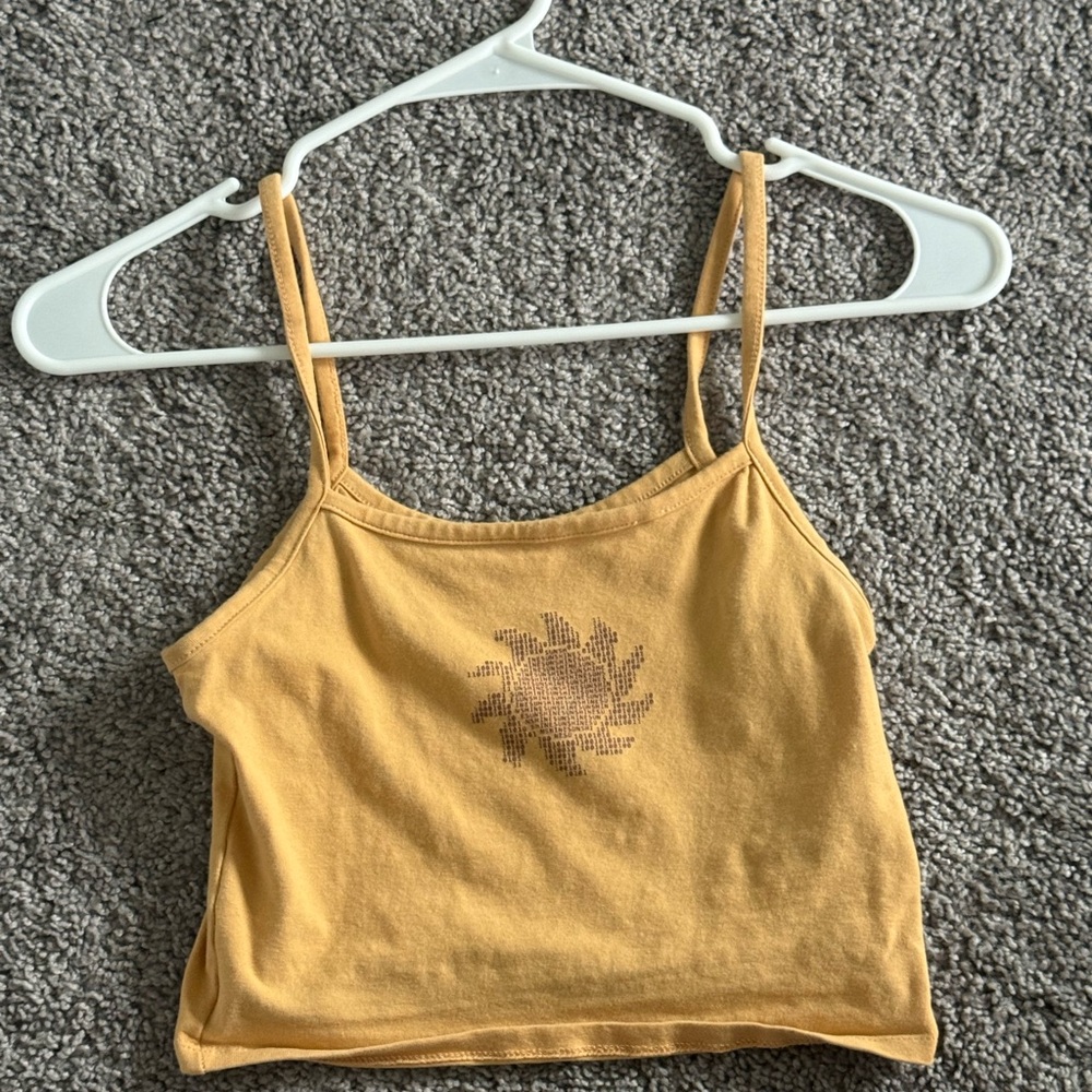 PacSun Mustard Sunflower Camisole